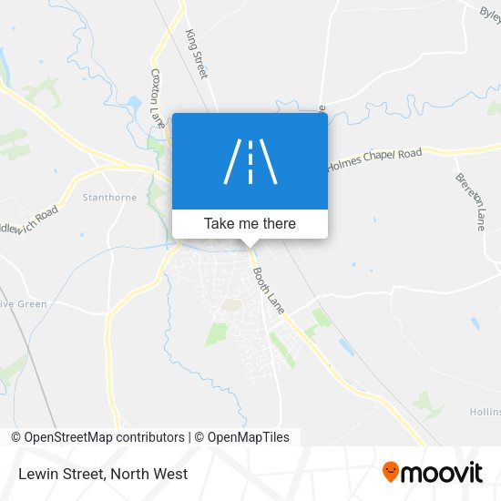 Lewin Street map