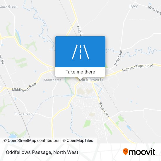 Oddfellows Passage map
