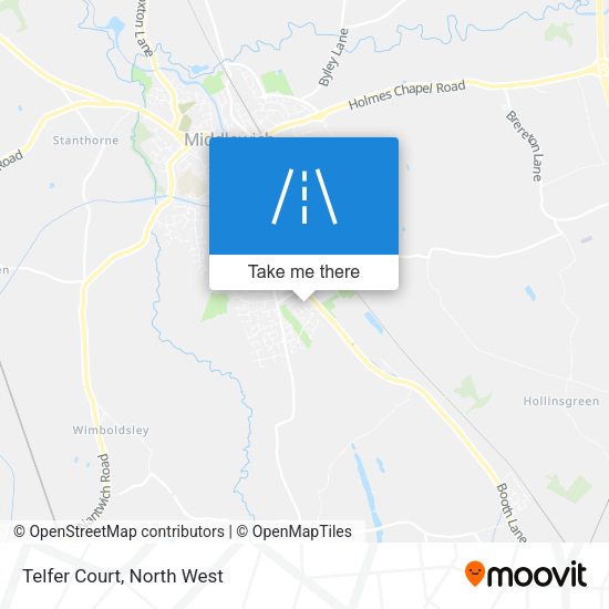 Telfer Court map