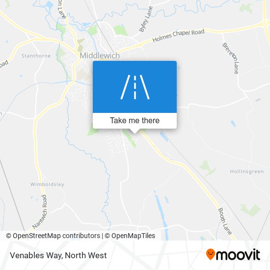 Venables Way map