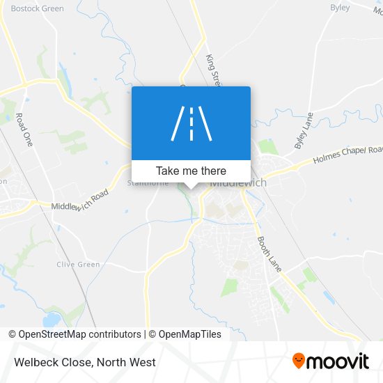 Welbeck Close map