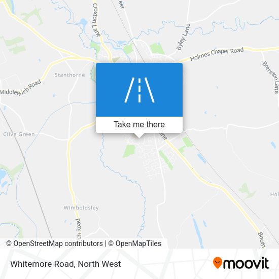 Whitemore Road map