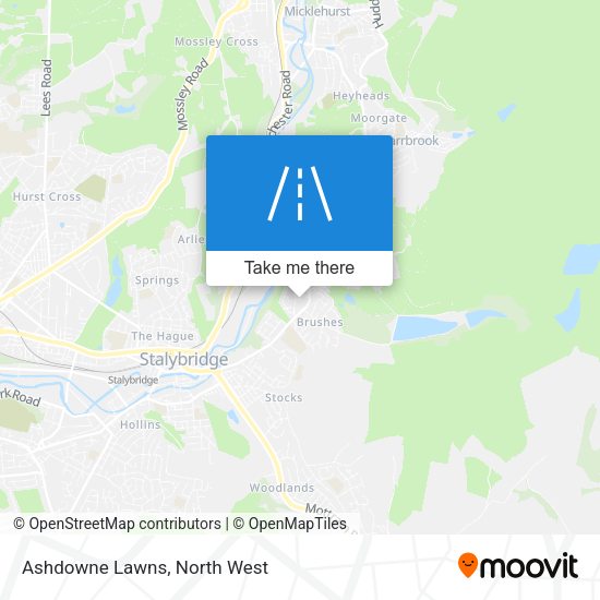 Ashdowne Lawns map