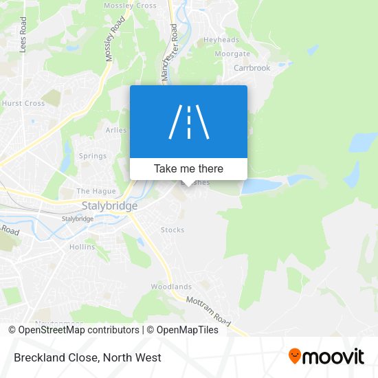 Breckland Close map