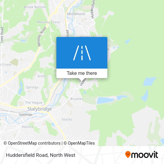 Huddersfield Road map