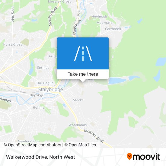 Walkerwood Drive map