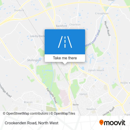 Crookenden Road map