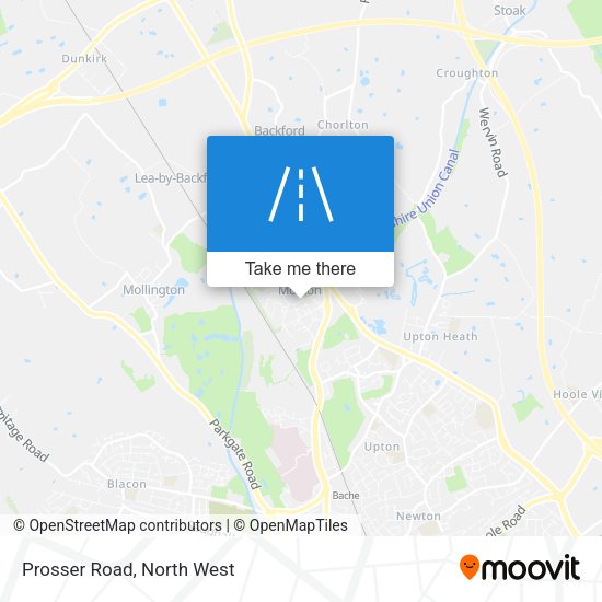 Prosser Road map