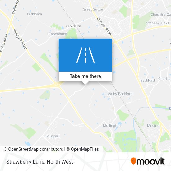 Strawberry Lane map