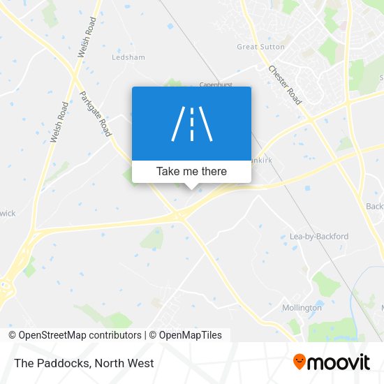 The Paddocks map