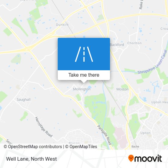 Well Lane map