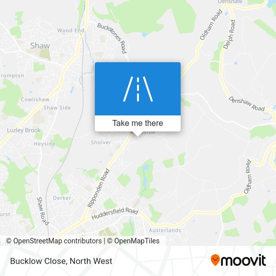 Bucklow Close map