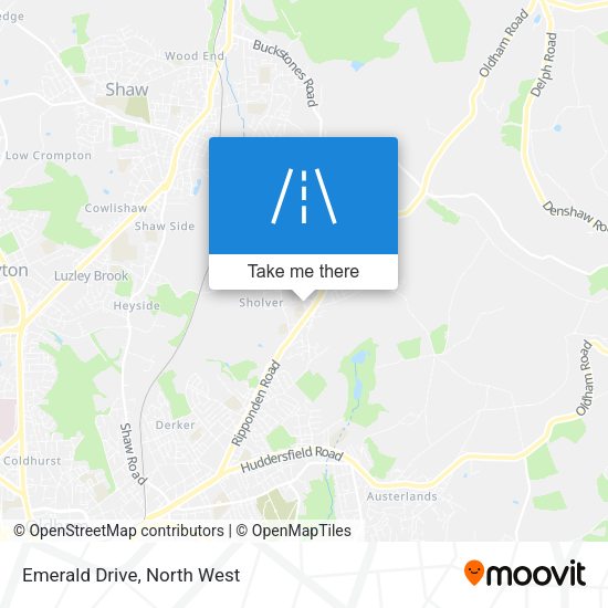 Emerald Drive map