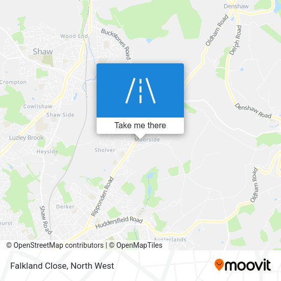 Falkland Close map