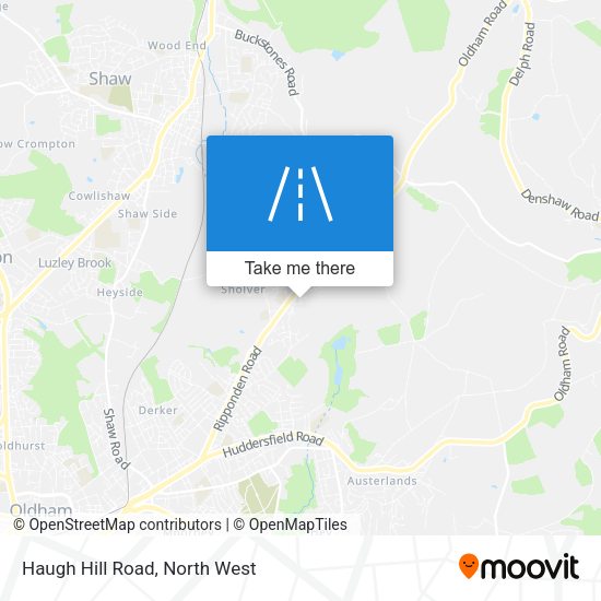 Haugh Hill Road map