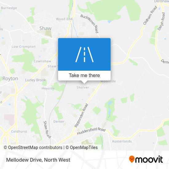 Mellodew Drive map