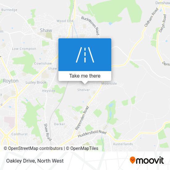Oakley Drive map
