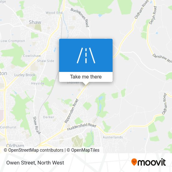 Owen Street map
