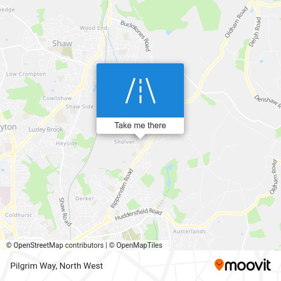 Pilgrim Way map