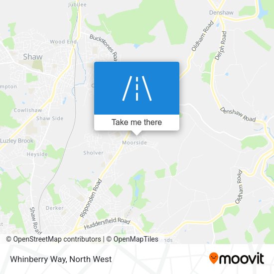 Whinberry Way map