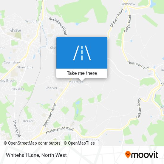 Whitehall Lane map