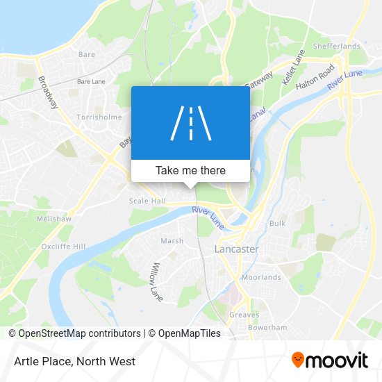 Artle Place map