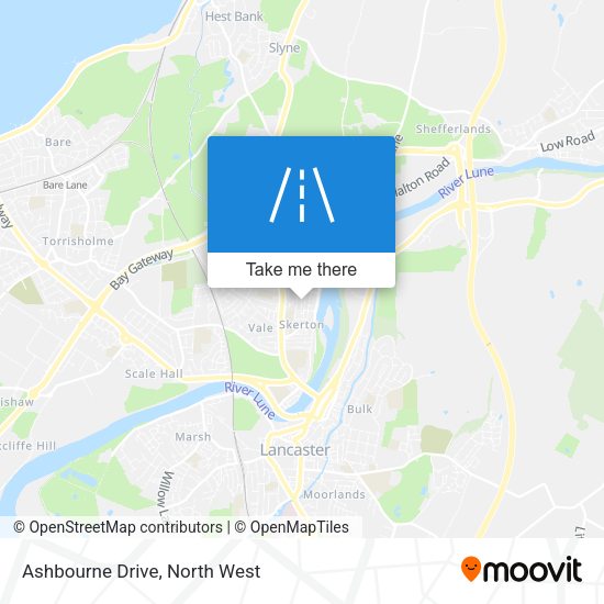 Ashbourne Drive map