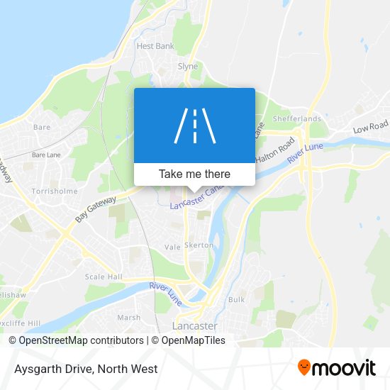 Aysgarth Drive map