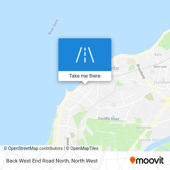 Back West End Road North map