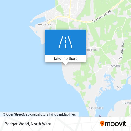 Badger Wood map