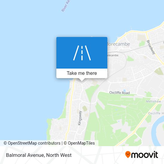 Balmoral Avenue map