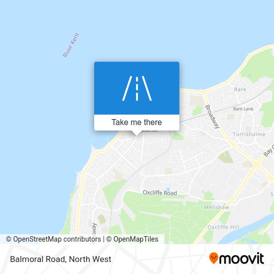 Balmoral Road map