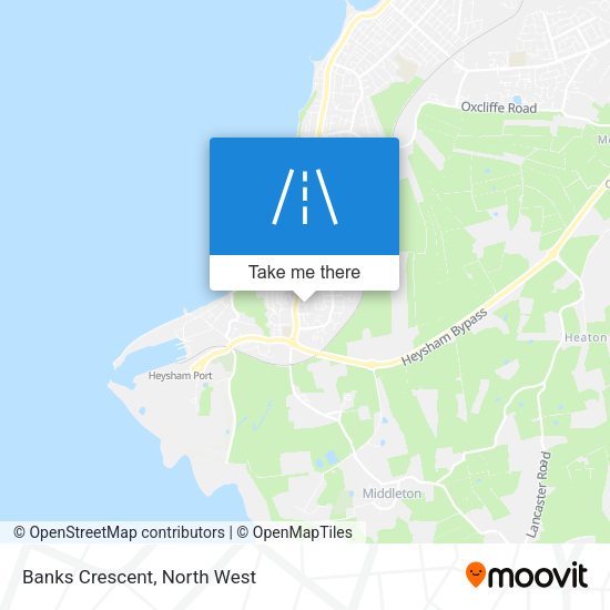 Banks Crescent map