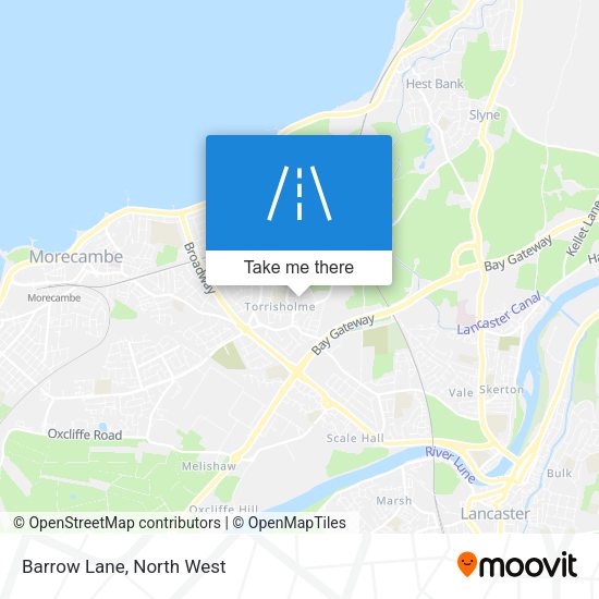 Barrow Lane map