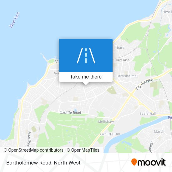 Bartholomew Road map