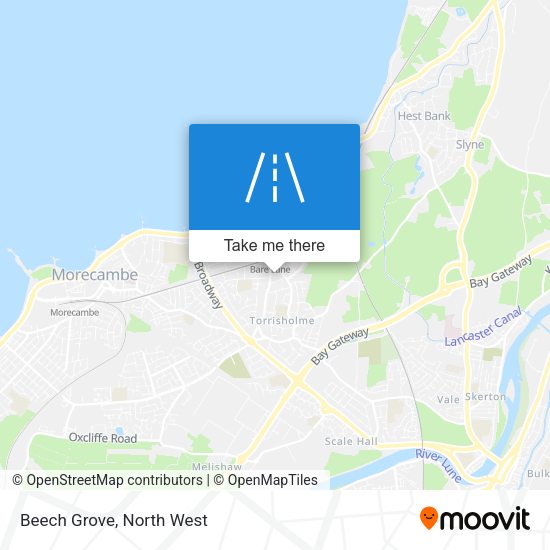 Beech Grove map