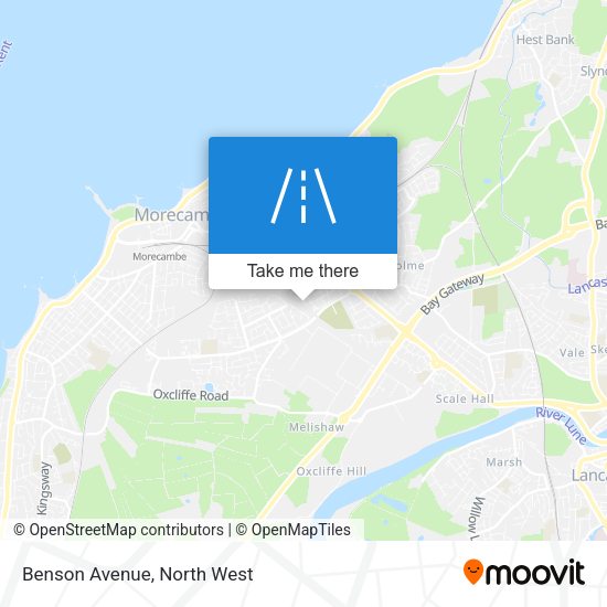 Benson Avenue map