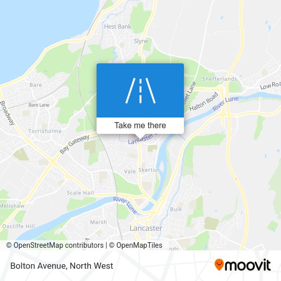 Bolton Avenue map