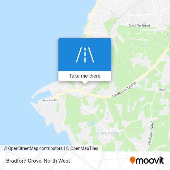 Bradford Grove map