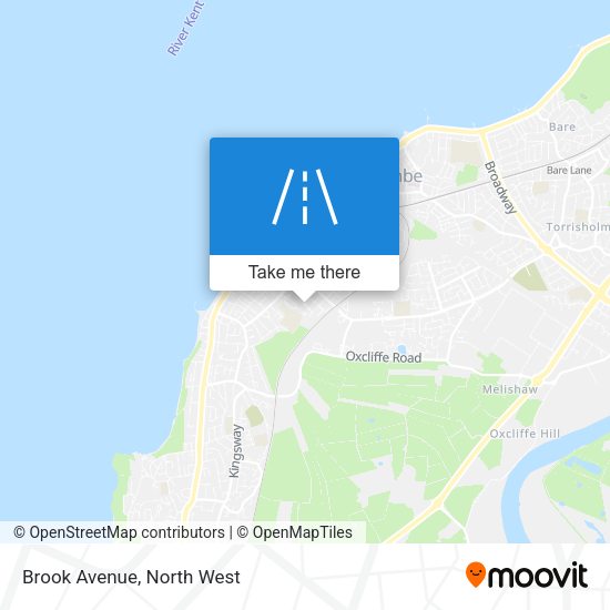 Brook Avenue map