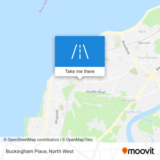 Buckingham Place map