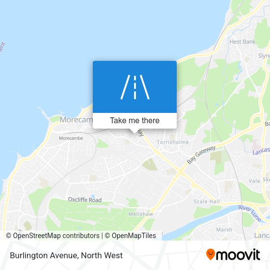 Burlington Avenue map