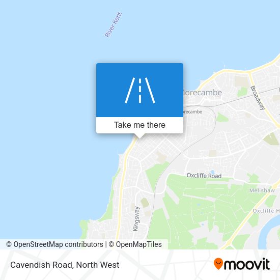 Cavendish Road map