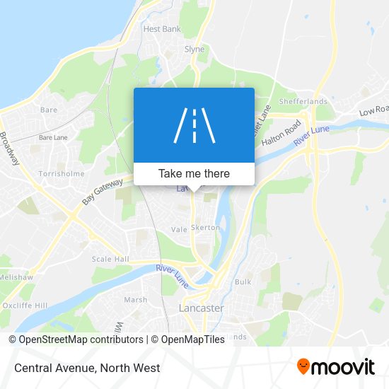 Central Avenue map