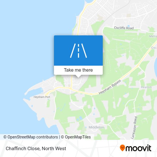 Chaffinch Close map