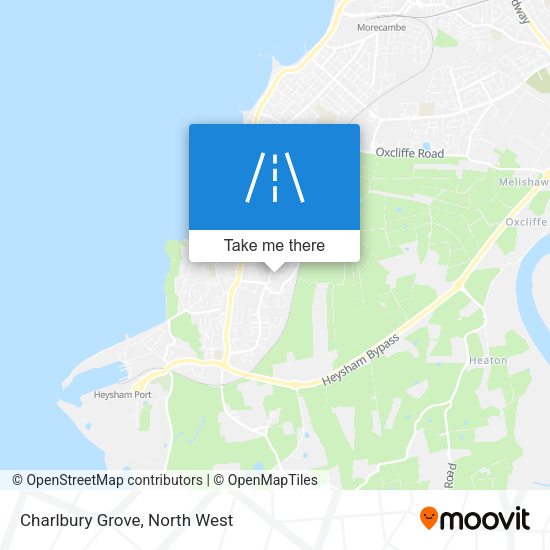 Charlbury Grove map