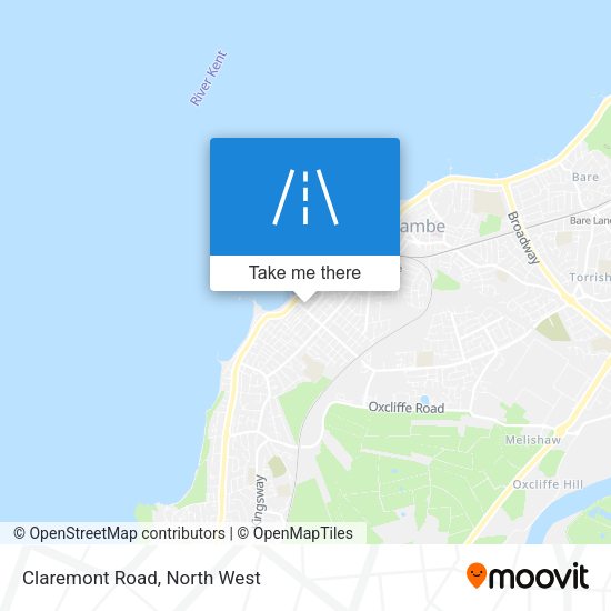 Claremont Road map