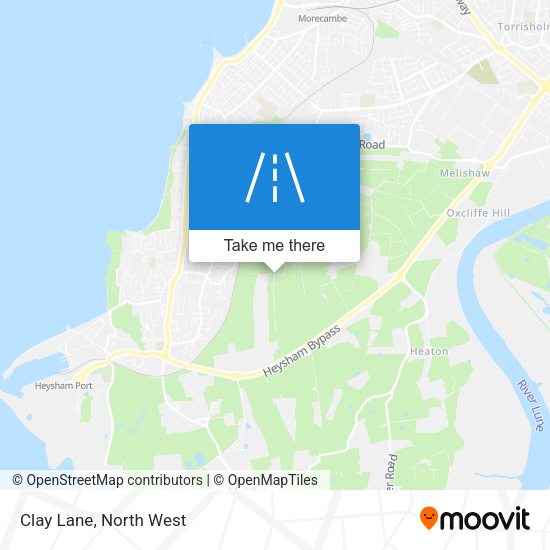 Clay Lane map