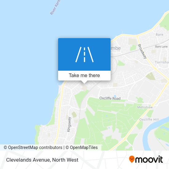 Clevelands Avenue map