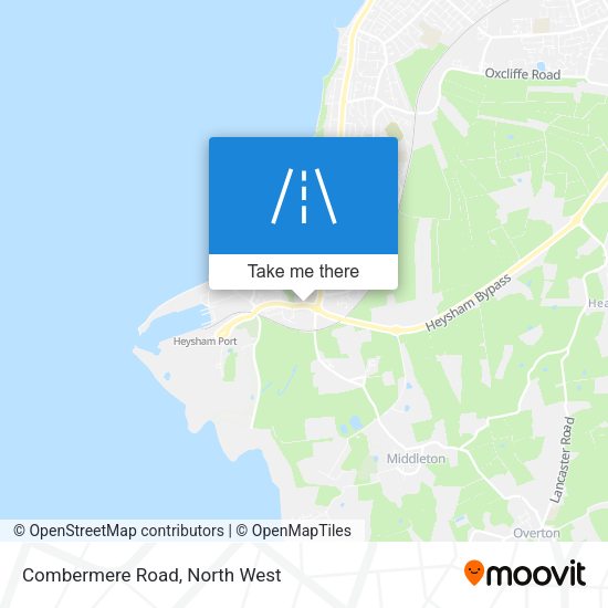 Combermere Road map